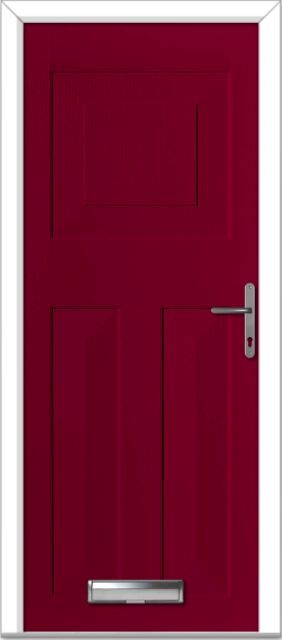 Red Eaton Solid Composite Door