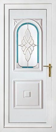Reims One Diamond Cluster Panel uPVC Door