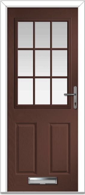 Rosewood Lyntham Grid Composite Door