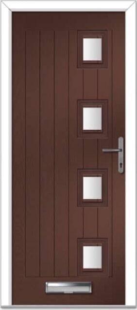 Rosewood Seminole 4 Right Farmhouse Composite Door Order