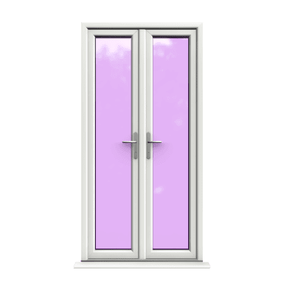 uPVC French Door Open In 1100 x 2190