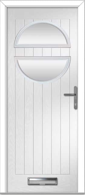 White Chantilly Farmhouse Composite Door 1 White Chantilly Farmhouse Composite Door