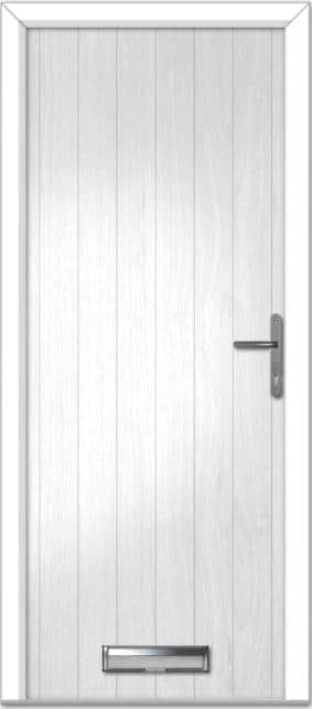 White Cottage Solid Composite Door 1 White Cottage Solid Composite Door