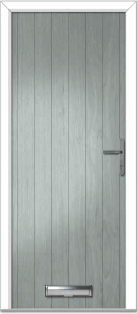 Agate Grey Cottage Solid Composite Door 1 Agate Grey Cottage Solid Composite Door