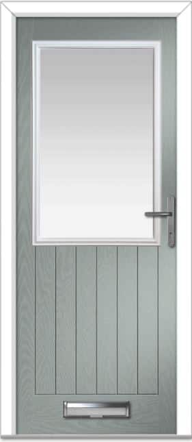 Agate Grey Lyntham Farmhouse Composite Door 1 Agate Grey Lyntham Farmhouse Composite Door