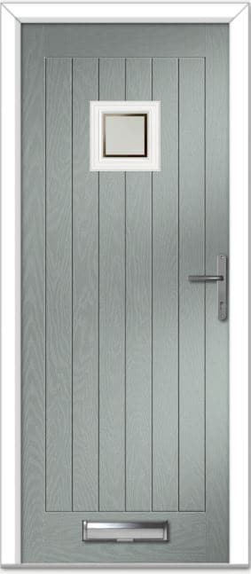 Agate Grey Pavero Square Farmhouse Composite Door 1 Agate Grey Pavero Square Farmhouse Composite Door