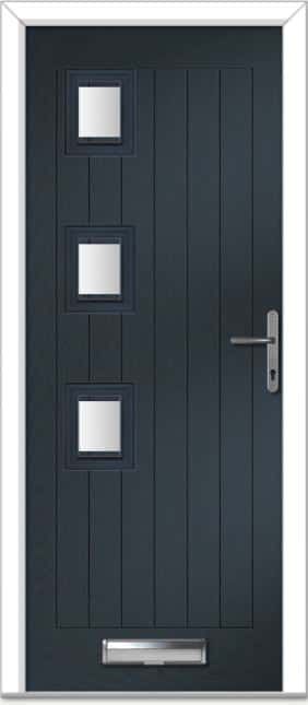 Anthracite Grey Seminole 3 Left Farmhouse Composite Door 1 Anthracite Grey Seminole 3 Left Farmhouse Composite Door