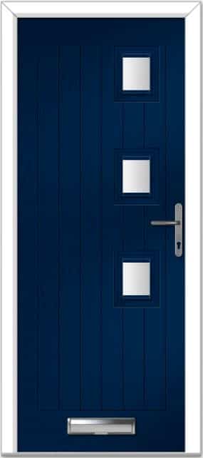 Blue Seminole 3 Right Farmhouse Composite Door 1 Blue Seminole 3 Right Farmhouse Composite Door