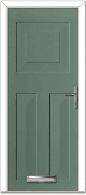 Chartwell Green Eaton Solid Composite Door 1 Chartwell Green Eaton Solid Composite Door