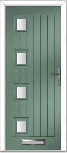 Chartwell Green Seminole 4 Left Farmhouse Composite Door 1 Chartwell Green Seminole 4 Left Farmhouse Composite Door