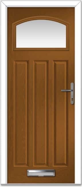 Golden Oak St Andrews Composite Door 1 Golden Oak St Andrews Composite Door