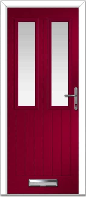 Red Carnoustie Cottage Farmhouse Composite Door 1 Red Carnoustie Cottage Farmhouse Composite Door