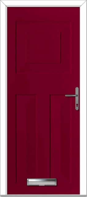 Red Eaton Solid Composite Door 1 Red Eaton Solid Composite Door