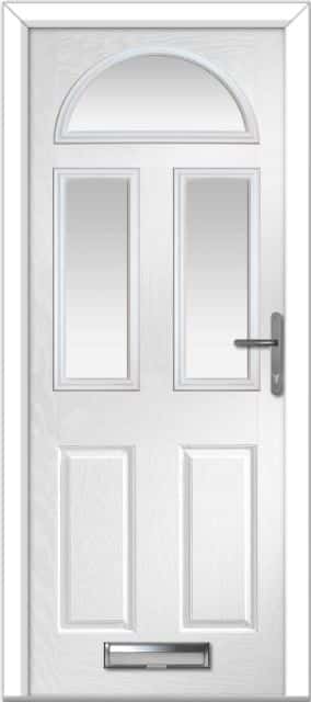White Riviera Composite Door 1 White Riviera Composite Door