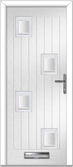 White Seminole 5 Right Farmhouse Composite Door 1 White Seminole 5 Right Farmhouse Composite Door