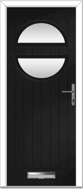 Black Chantilly Farmhouse Composite Door 1 Black Chantilly Farmhouse Composite Door