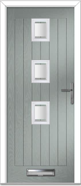 Agate Grey Seminole 3 Centre Farmhouse Composite Door 1 Agate Grey Seminole 3 Centre Farmhouse Composite Door