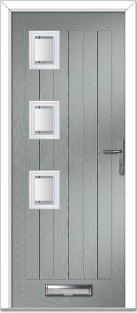 Agate Grey Seminole 3 Left Farmhouse Composite Door 1 Agate Grey Seminole 3 Left Farmhouse Composite Door