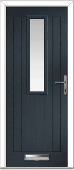 Anthracite Grey Saunton Farmhouse Composite Door 1 Anthracite Grey Saunton Farmhouse Composite Door