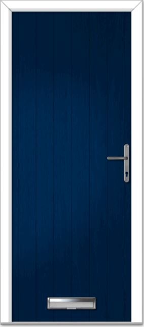 Blue Cottage Solid Composite Door