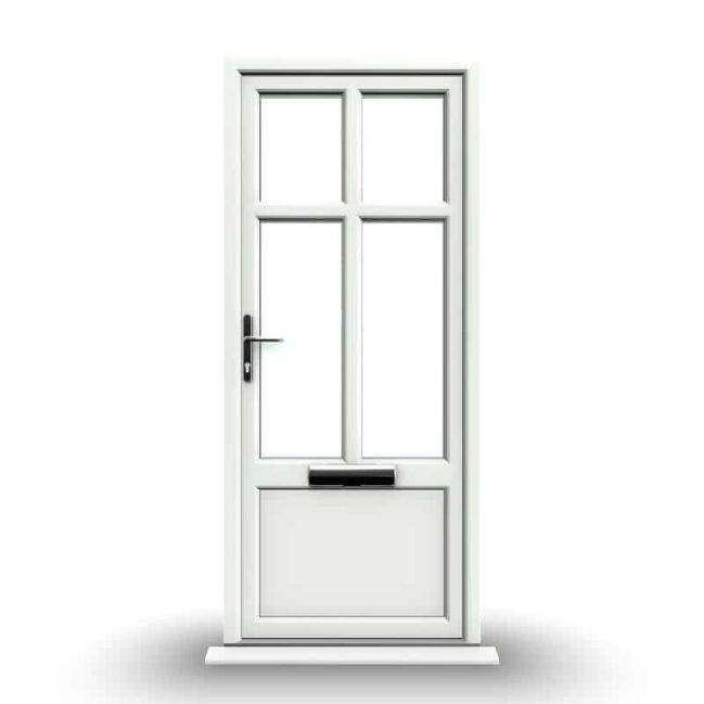Liverpool - White Double Glazed uPVC Door Supply Only 1 Liverpool - White Double Glazed uPVC Door Supply Only