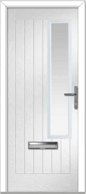 White Augusta Right Farmhouse Composite Door 1 White Augusta Right Farmhouse Composite Door
