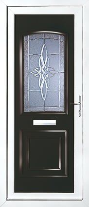 Balmoral One Classic Platinum Cluster Panel External uPVC Door 1 Balmoral One Classic Platinum Cluster Panel External uPVC Door