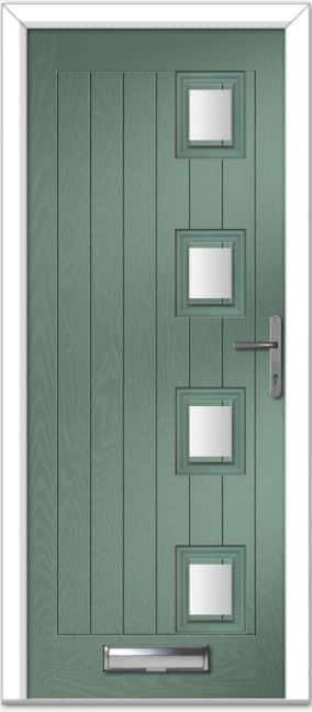 Chartwell Green Seminole 4 Right Farmhouse Composite Door 1 Chartwell Green Seminole 4 Right Farmhouse Composite Door