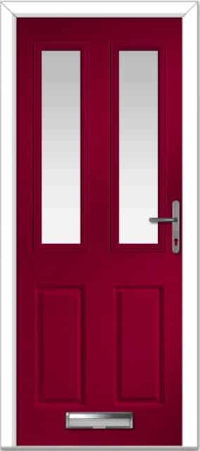 Red Carnoustie Composite Door 1 Red Carnoustie Composite Door