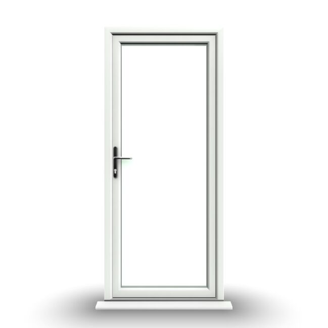 Norwich - White Fully Glazed uPVC Door Supply Only