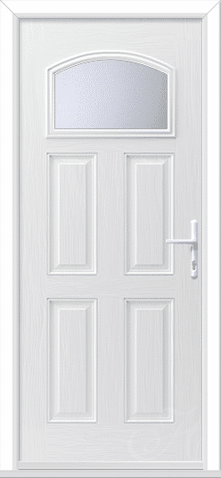 White Alpine 1 GRP Composite Door 1 Alpine 1 GRP Composite Door
