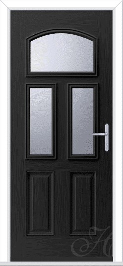 Black Alpine 3 GRP Composite Door 1 Black Alpine 3 GRP Composite Door