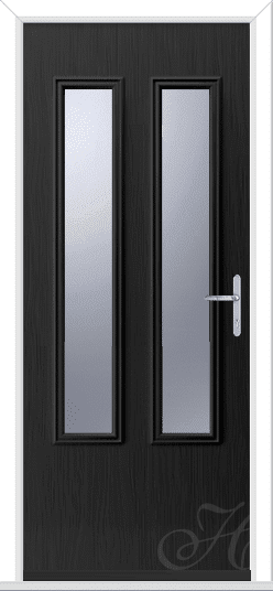 Black Gullwing 2 GRP Composite Door 1 Black Gullwing 2 GRP Composite Door