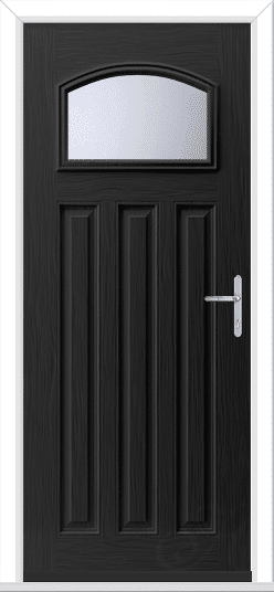 Black Hebden GRP Composite Door 1 Black Hebden GRP Composite Door