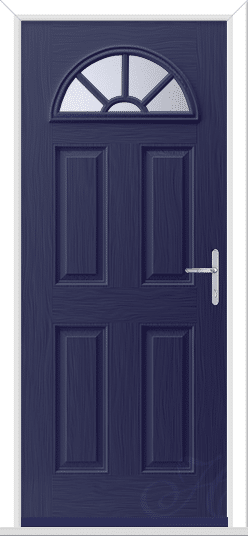 Blue Tuscan 1 Geo Bar GRP Composite Door 1 Blue Tuscan 1 Geo Bar GRP Composite Door