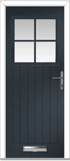 Anthracite Grey Merion 4 Grid Farmhouse Composite Door Order 1 Anthracite Grey Merion 4 Grid Farmhouse Composite Door Order