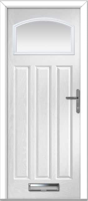 White St Andrews Composite Door 1 White St Andrews Composite Door