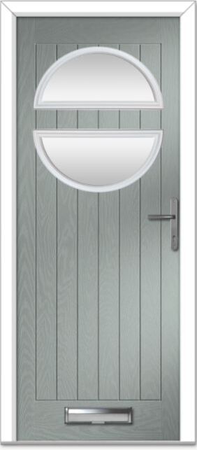 Agate Grey Chantilly Farmhouse Composite Door