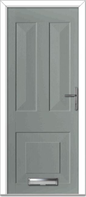 Agate Grey Knightsbridge Solid Composite Door