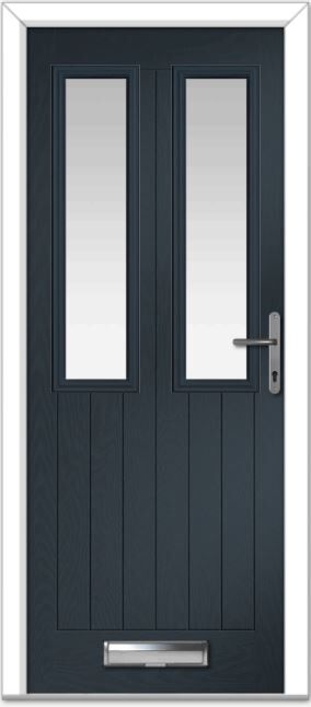 Anthracite Grey Carnoustie Cottage Farmhouse Composite Door