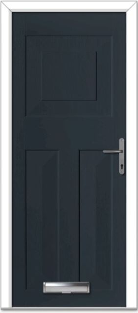 Anthracite Grey Eaton Solid Composite Door