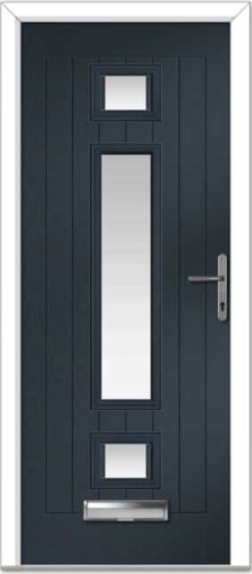 Anthracite Grey Vilamoura Farmhouse Composite Door