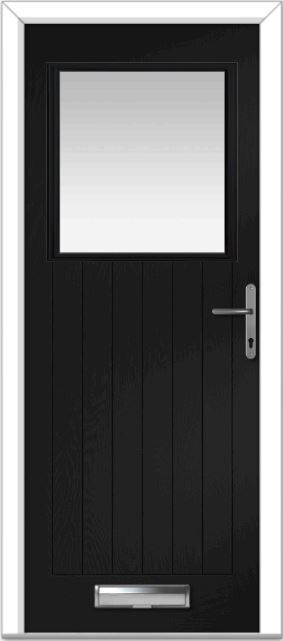 Black Merion Farmhouse Composite Door