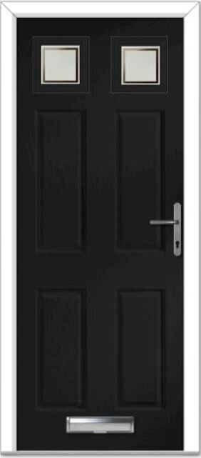 Black Pinehurst Composite Door