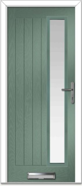 Chartwell Green Augusta Long Right Farmhouse Composite Door