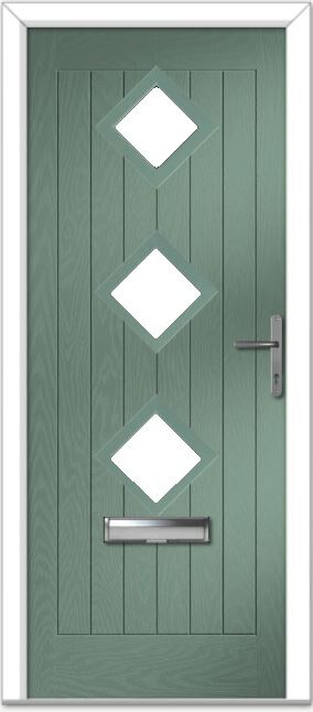 Chartwell Green Belfry 3 Farmhouse Composite Door