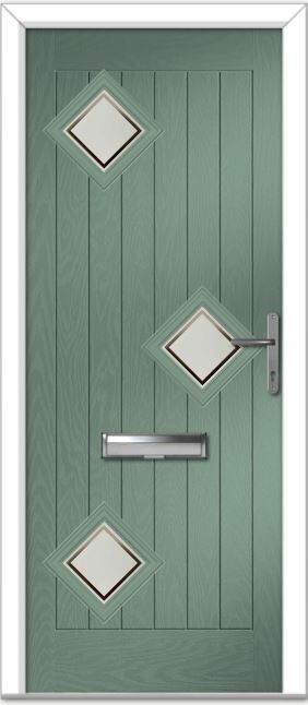 Chartwell Green Belfry 3 Right Composite Door