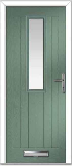 Chartwell Green Saunton Farmhouse Composite Door