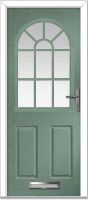 Chartwell Green Turnberry Grid Composite Door
