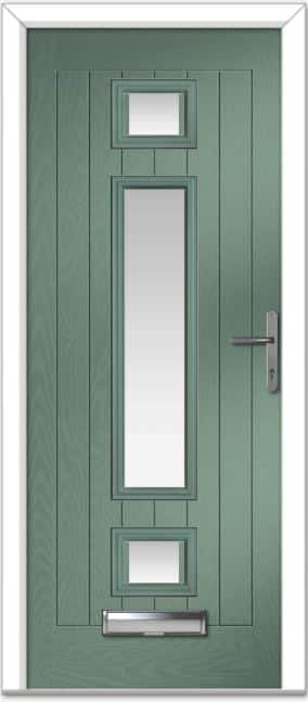 Chartwell Green Vilamoura Farmhouse Composite Door